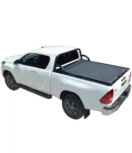 Μαύρο ματ ανοξείδωτο Roll bar ενάμιση σκέλους  Toyota Hilux (Revo) '07-2016- 