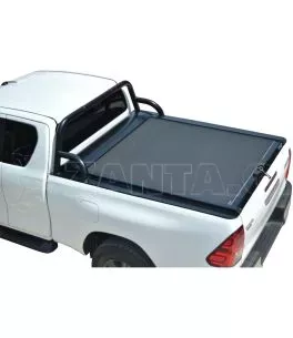 Μαύρο ματ ανοξείδωτο Roll bar ενάμιση σκέλους  Toyota Hilux (Revo) '07-2016- 