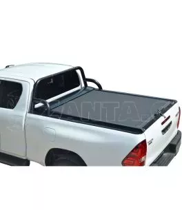 Μαύρο ματ ανοξείδωτο Roll bar ενάμιση σκέλους  Toyota Hilux (Revo) '07-2016- 