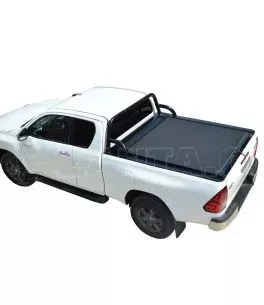 Μαύρο ματ ανοξείδωτο Roll bar ενάμιση σκέλους  Toyota Hilux (Revo) '07-2016- 
