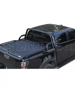 Μαύρο ματ ανοξείδωτο Roll bar ενάμιση σκέλους  Isuzu D-Max 2021+ 