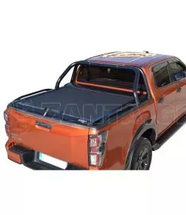 Μαύρο ματ ανοξείδωτο Roll bar δύο σκελών Isuzu D-Max 2021+ 