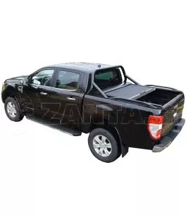 Μαύρο ματ ανοξείδωτο Roll bar Sport Design ενάμιση σκέλους  Ford Ranger 2012+ 2016+ 2020+ 