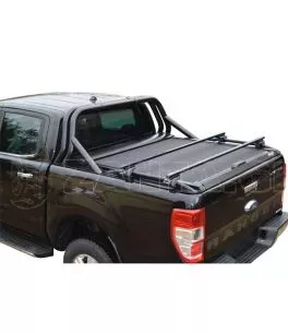 Μαύρο ματ Sport Design ανοξείδωτο Roll bar δύο σκελών Mazda BT 50 2007-2012 