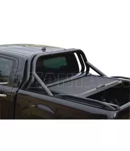 Μαύρο ματ Sport Design ανοξείδωτο Roll bar δύο σκελών Isuzu D-Max 2007-2011 
