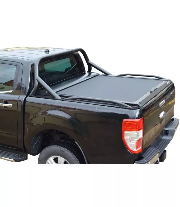 Μαύρο ματ ανοξείδωτο Roll bar Sport Design ενάμιση σκέλους Fiat Fullback