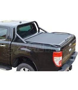 Μαύρο ματ ανοξείδωτο Roll bar Sport Design ενάμιση σκέλους  Toyota Hilux 1997-'02-2005 