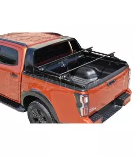 Πολυεστερικό roll bar με κουπαστές σε Μαύρο Ματ Isuzu D-Max 2021+ 