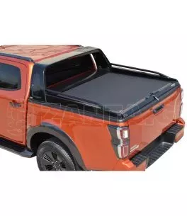 Πολυεστερικό roll bar με κουπαστές σε Μαύρο Ματ Isuzu D-Max 2021+ 