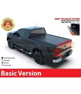Tessera Roll+ ρολό καπάκι σε Μαύρο Ματ Ford Ranger 2012+ 2016+ 2020+ 