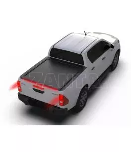 Tessera Roll+ ρολό καπάκι σε Μαύρο Ματ Toyota Hilux (Revo) '07-2016- 