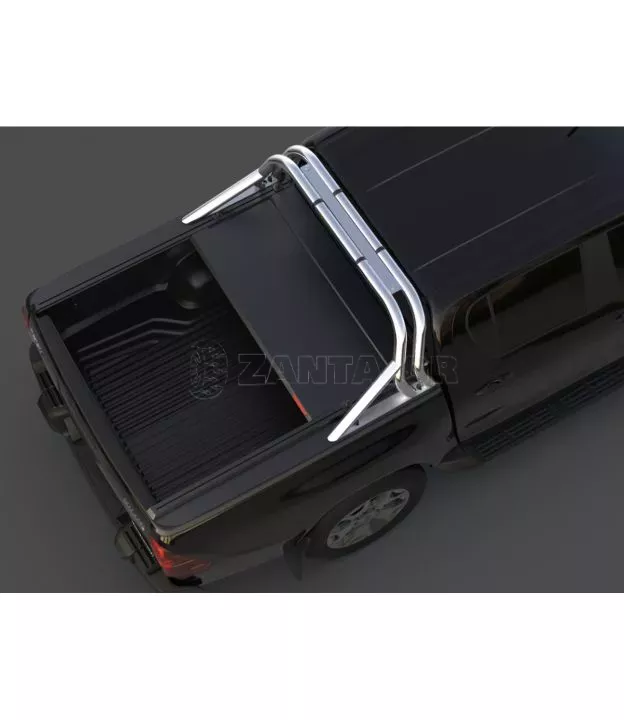 Tessera Roll+ ρολό καπάκι σε Μαύρο Ματ Toyota Hilux (Revo) '07-2016-