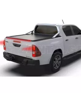 Tessera Roll+ ρολό καπάκι σε Μαύρο Ματ Toyota Hilux (Revo) '07-2016- 