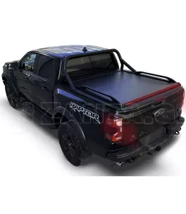Μαύρο ματ ανοξείδωτο Roll bar Sport Design ενάμιση σκέλους  Ford Ranger (P703) 2023+ 