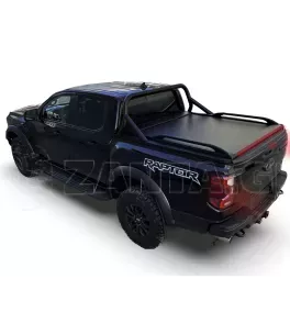 Μαύρο ματ ανοξείδωτο Roll bar Sport Design ενάμιση σκέλους  Ford Ranger (P703) 2023+ 