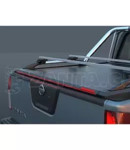 Tessera Roll+ ρολό καπάκι σε Μαύρο Ματ Nissan D40 (Navara) 