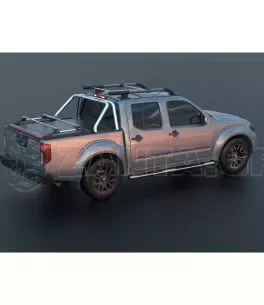 Tessera Roll+ ρολό καπάκι σε Μαύρο Ματ Nissan D40 (Navara) 