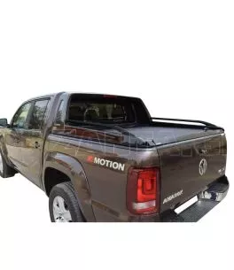 Πολυεστερικό roll bar με κουπαστές σε Μαύρο Ματ Volkswagen Amarok 2023+ 