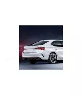 Αεροτομή πορτ μπαγκάζ για Skoda Octavia (2020+) VRS Style - μαύρη γυαλιστερή 