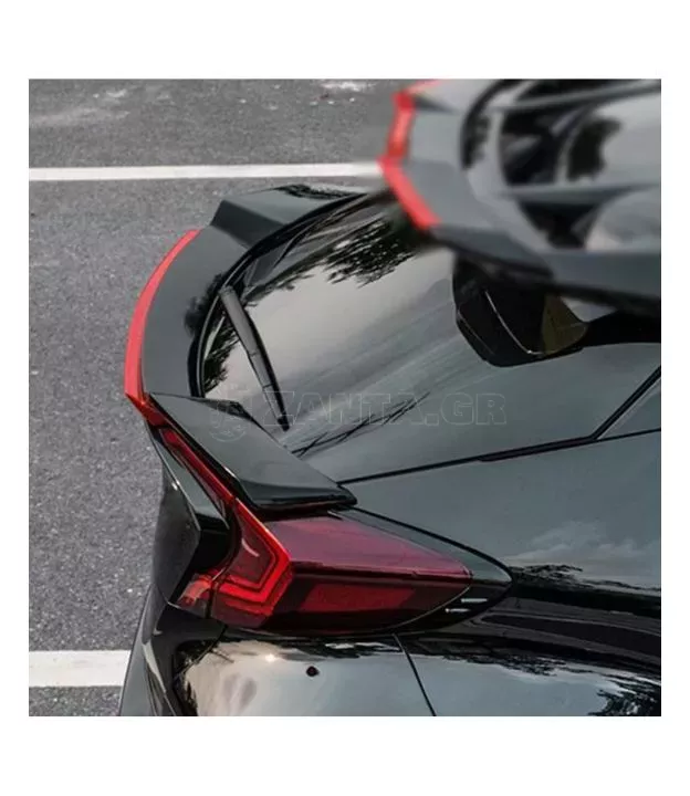 Αεροτομή πορτ μπαγκάζ για Toyota C-HR (2016+) - μαύρη γυαλιστερή