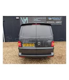 Αεροτομή οροφής για Volkswagen Transporter T6 με διπλή πόρτα (2016+)- μαύρη γυαλιστερή 