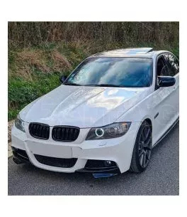Splitter για προφυλακτήρα εμπρός για BMW E90 (2005-2008) M Tech- μαύρо γυαλιστερό 