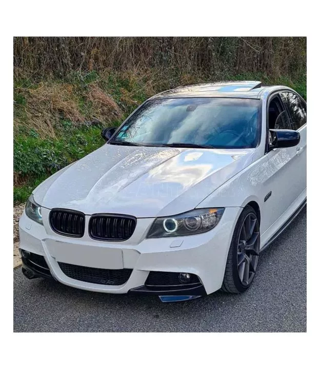 Splitter για προφυλακτήρα εμπρός για BMW E90 (2005-2008) M Tech- μαύρо γυαλιστερό