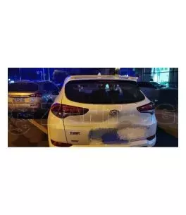 Αεροτομή οροφής για Hyundai Tuscon (2017+)- μαύρη γυαλιστερή 