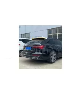 Αεροτομή οροφής για Audi A6 (2019+) Combi- μαύρη γυαλιστερή 