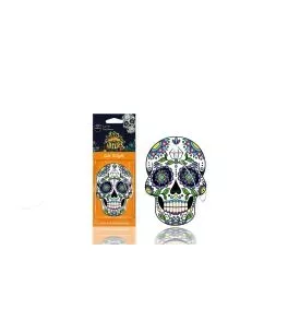 ΑΡΩΜΑΤΙΚΟ ΚΡΕΜΑΣΤΟ AROMA CAR MUERTOS  GOLD TATTOO ΑMiO - 1 TEM. 