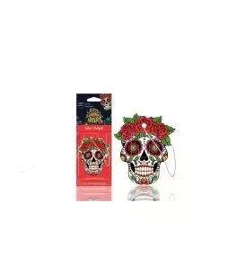 ΑΡΩΜΑΤΙΚΟ ΚΡΕΜΑΣΤΟ AROMA CAR MUERTOS  SILVER TATTOO ΑMiO - 1 TEM. 