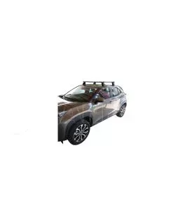 KIT ΜΕ ΜΠΑΡΕΣ ΟΡΟΦΗΣ ΓΙΑ TOYOTA YARIS CROSS XP210 5D 2020+ ΑΛΟΥΜΙΝΙΟΥ MENABO (AL1-3360/ΜΒ-FIX077G) 