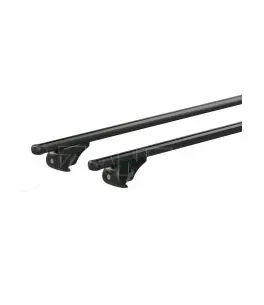 ΜΠΑΡΕΣ ΟΡΟΦΗΣ HELIO BLACK (ΧL) 140 cm ΑΛΟΥΜΙΝΙΟΥ ΜΑΥΡΗ ΜΕ ΚΛΕΙΔΑΡΙΕΣ (STANDARD RAILING) NORDRIVE - 2 TEM. 