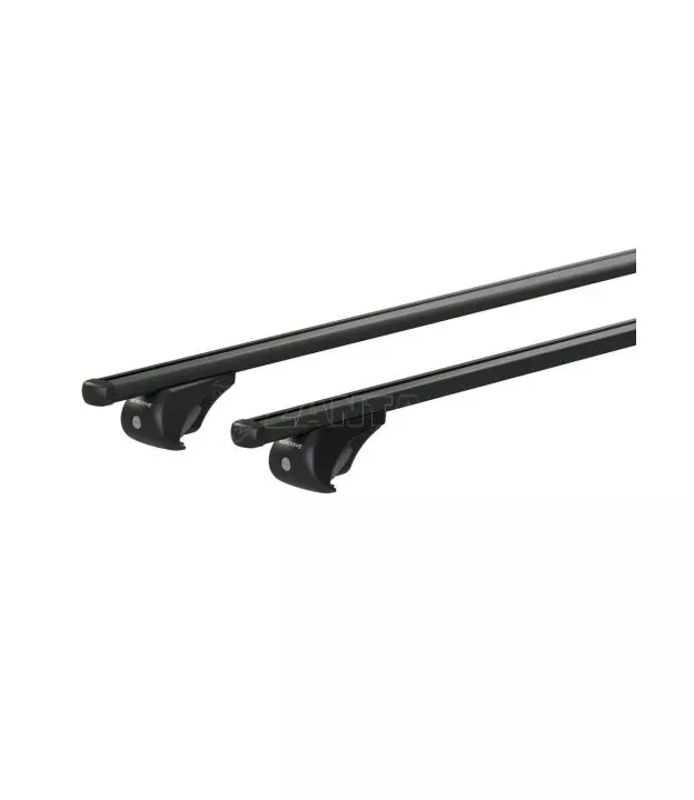 ΜΠΑΡΕΣ ΟΡΟΦΗΣ HELIO BLACK (ΧL) 140 cm ΑΛΟΥΜΙΝΙΟΥ ΜΑΥΡΗ ΜΕ ΚΛΕΙΔΑΡΙΕΣ (STANDARD RAILING) NORDRIVE - 2 TEM.