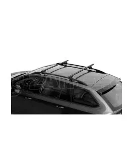 ΜΠΑΡΕΣ ΟΡΟΦΗΣ HELIO BLACK (ΧL) 140 cm ΑΛΟΥΜΙΝΙΟΥ ΜΑΥΡΗ ΜΕ ΚΛΕΙΔΑΡΙΕΣ (STANDARD RAILING) NORDRIVE - 2 TEM. 