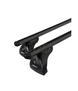 ΜΠΑΡΕΣ ΟΡΟΦΗΣ ΑΛΟΥΜΙΝΙΟΥ ΜΑΥΡΗ (M) 120cm HELIO BLACK ΧΩΡΙΣ ΚΛΕΙΔΙ max90kg​ NORDRIVE - 2 TEM. 