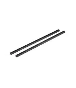 ΜΠΑΡΕΣ ΟΡΟΦΗΣ ΑΛΟΥΜΙΝΙΟΥ ΜΑΥΡΗ (M) 120cm HELIO BLACK ΧΩΡΙΣ ΚΛΕΙΔΙ max90kg​ NORDRIVE - 2 TEM. 