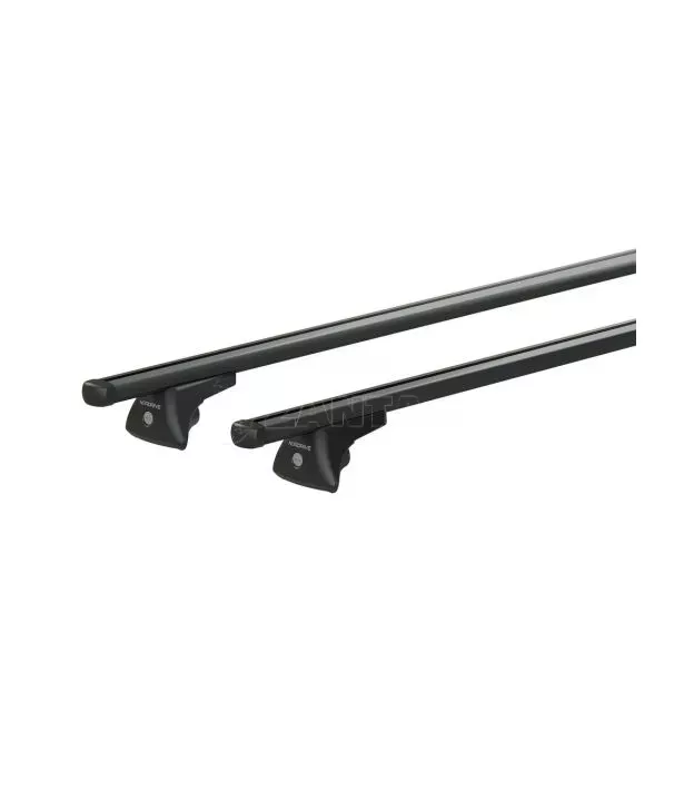 ΜΠΑΡΕΣ ΟΡΟΦΗΣ HELIO BLACK (M) 120cm ΑΛΟΥΜΙΝΙΟΥ ΜΑΥΡΗ ΜΕ ΚΛΕΙΔΑΡΙΕΣ (FLUSH RAILING) NORDRIVE - 2 TEM.