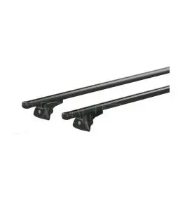 ΜΠΑΡΕΣ ΟΡΟΦΗΣ HELIO BLACK (L) 127cm ΑΛΟΥΜΙΝΙΟΥ ΜΑΥΡΗ ΜΕ ΚΛΕΙΔΑΡΙΕΣ (FLUSH RAILING)  NORDRIVE - 2 TEM. 