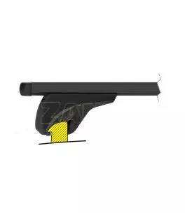ΜΠΑΡΕΣ ΟΡΟΦΗΣ HELIO BLACK (L) 127cm ΑΛΟΥΜΙΝΙΟΥ ΜΑΥΡΗ ΜΕ ΚΛΕΙΔΑΡΙΕΣ (FLUSH RAILING)  NORDRIVE - 2 TEM. 
