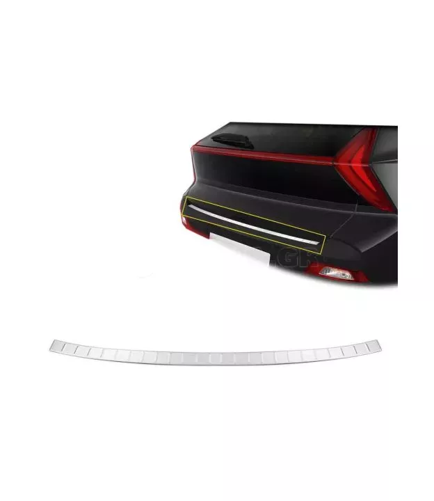 TRIM ΜΑΡΚΕ ΠΟΡΤ ΜΠΑΓΚΑΖ ΧΡΩΜΙΟ ΜΕΤΑΛΛΙΚΟ ΓΙΑ HYUNDAI BAYON 2021+ ΓΙΑ S-DIZAYN - 1 TEM.