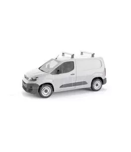 Πλήρες Σετ με Μπάρες Οροφής Αλουμινίου Airdyn G 135 cm και Άκρα Τοποθέτησης για Επαγγελματικά Οχήματα και Van Menabo - 2 τεμ. 