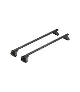 ΜΠΑΡΕΣ ΟΡΟΦΗΣ ΣΙΔΗΡΟΥ QUADRA XL 140 cm MAX-LOAD ΣΕΤ ΣΕ ΜΑΥΡΟ ΧΡΩΜΑ ΜΕ ΠΡΟΣΤΑΤΕΥΤΙΚΑ ΚΑΠΑΚΙΑ ΑΚΡΩΝ EVOS LP ΓΙΑ ΑΠΛΗ ΟΡΟΦΗ NORDRIV 