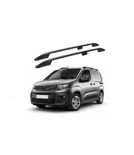 ΜΠΑΡΕΣ ΟΡΟΦΗΣ ΓΙΑ TOYOTA PROACE CITY 2019+ ΠΑΡΑΛΛΗΛΕΣ ΑΛΟΥΜΙΝΙΟΥ L1 ΜΑΥΡΕΣ ΟMTEC - 2 TEM. 
