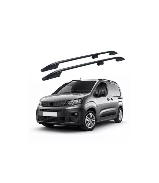 ΜΠΑΡΕΣ ΟΡΟΦΗΣ ΓΙΑ TOYOTA PROACE CITY 2019+ ΠΑΡΑΛΛΗΛΕΣ ΑΛΟΥΜΙΝΙΟΥ L1 ΜΑΥΡΕΣ ΟMTEC - 2 TEM.