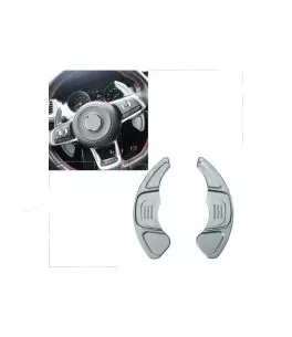 Paddles Shift Αλουμινίου Για VW Golf VII (7) 13-17 / VW Tiguan 17+ Ασημί 2 Τεμάχια 