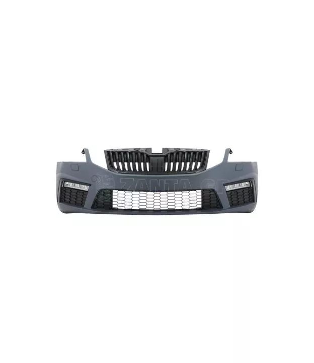 Μπροστινός Προφυλακτήρας Για Skoda Octavia 3 (5E) 17-19 Facelift RS Look Με DRL