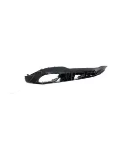 Diffuser Πίσω Προφυλακτήρα Για Mercedes-Benz A-Class W177 19+ Hatchback Amg Look Με Μπούκες Χρωμίου 