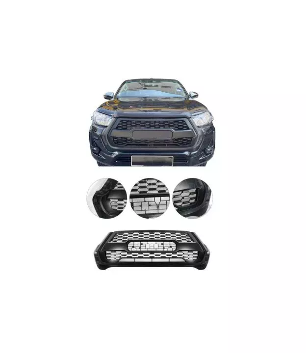 Μάσκα Για Toyota Hilux 21+ 4 Πορτο & 1,5 Cab Μαύρο Χρώμα