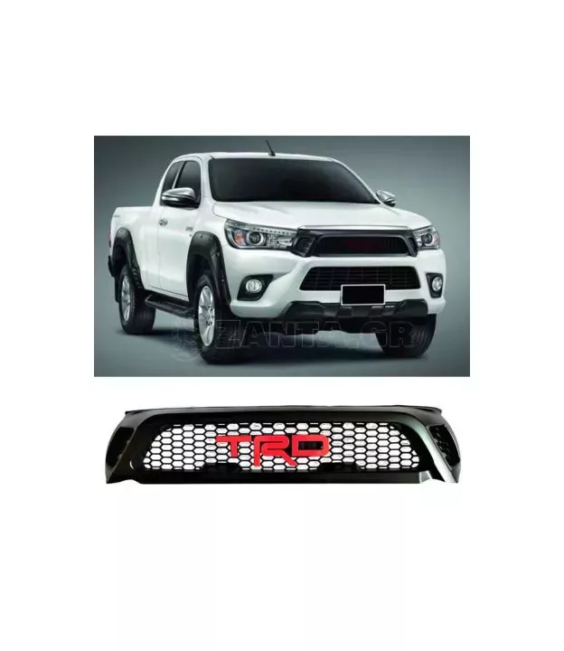 Μάσκα Για Toyota Hilux 2015+ Revo Μαύρο Χρώμα TRD